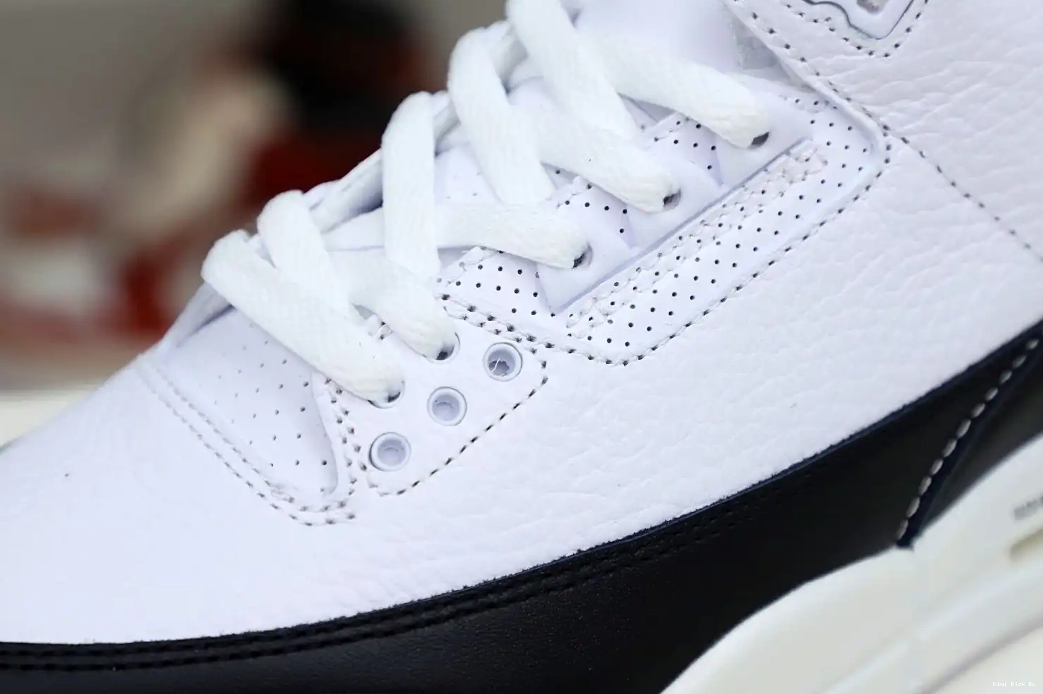 'WHITE' JORDAN DESIGN FRAGMENT RETRO 3 X AIR SP Kimikick 0703